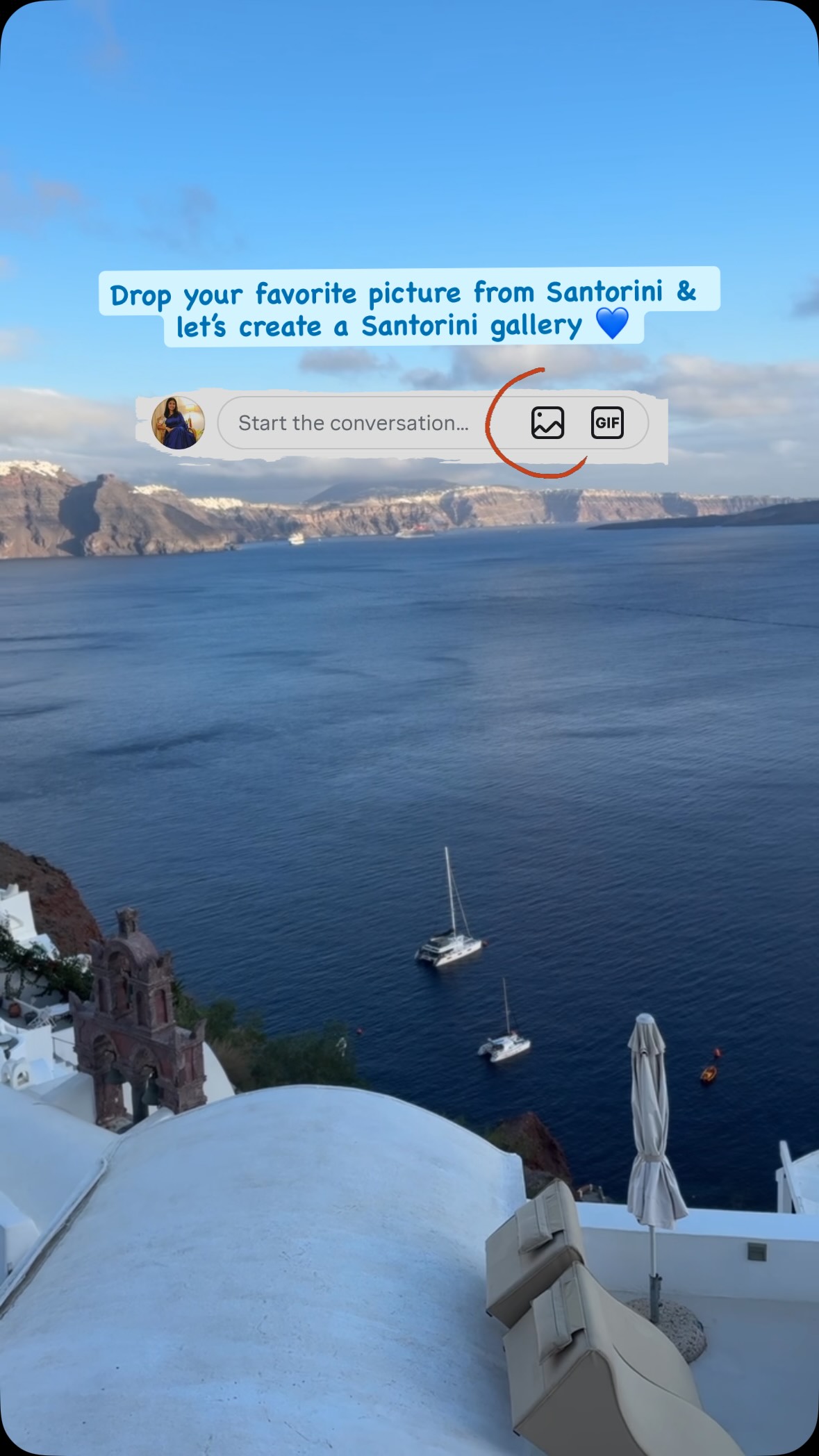 Let’s turn the comment section into a Santorini gallery!#mytravellingstilettos #instagramnewfeature#viralreel #trendingreels