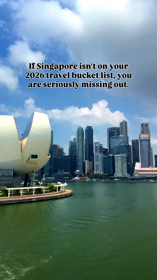 ✅ The ultimate 2026 Singapore bucket list!✨ Save this reel for your next trip to the Lion City➡️ Here are the top 10 unmissable spots:1. Marina Bay Sands (Epic skyline views)✓ Visit Marina Observatory Sky Deck ⌛10 AM - 10 PM 💰35 - 39 SGD✓ Spectra - free light & sound show - 8 pm, 9 pm & 10 pm2. Gardens by the Bay (Futuristic supertrees)✓ Visit Jurassic World, Cloud Forest, Flower Dome, futuristic Supertree Grove, Dragonfly Lake, Flower Fantasy, OCBC Skyway & Supertree Observatory🚫 Don’t miss Garden Rhapsody - Light & Sound Show3.TeamLab Future World (Magical experiences)📍Art & Science Museum ⌛ Sun - Thur: 10 am - 7 pm, Fri - Sat: 10 am - 9 pm 💰 35 SGD4. Universal Studios Singapore (Fantasy Wonderland & Movie Magic) 💰 83 SGD ⌛ 10 am - 8 pm5. Sentosa Island (Beach vibes & luge)✓ Oceanerium, Cable Car, beaches (Siloso, Palawan, Tanjong), Fort Siloso & Skywalk, Wings of Time - light & show 💰Free, paid as per the activity6. Chinatown (Culture & street food)✓ vibrant neighbour ✓ colorful houses ✓ delicious food ✓ Temples - Buddha Tooth Relic, Shri Mariamman6. Singapore Flyer (Asia’s giant wheel)⌛ 9:45 am - 9:30 pm ➡️ 30 mins ride ⏰ Best time: sunsets 💰 40 SGD7.Little India✓ diversified Indian neighbour ✓ delicious food ✓ beautiful curved templesVisit Serangoon Road, Tekka Hawker Center আর Mustafa Center, House of Tan Teng Niah, Sri Srinivasa Perumal Temple9. Mandai Wildlife Reserve✓ Must for kids ✓ Visit Night Safari, River Wonders, Singapore Zoo, Bird Paradise, walking trails10. Jewel @ Changi (The famous indoor waterfall)Which one are you hitting first? 👇➡️ Follow @mytravellingstilettos for more travel recommendations#mytravellingstilettos@visit_singapore @visit_singaporein#visitsingpore #singaporeitinerary #viral[ Short trip , Southeast Asia vacation, holidays, international trip from India, island vacation, budget itinerary, couple holiday, summer vacation, must visit place, top attractions, little India, SingaporeTravel, SingaporeItinerary, TravelBucketList, TravelReels, BeautifulDestinations]