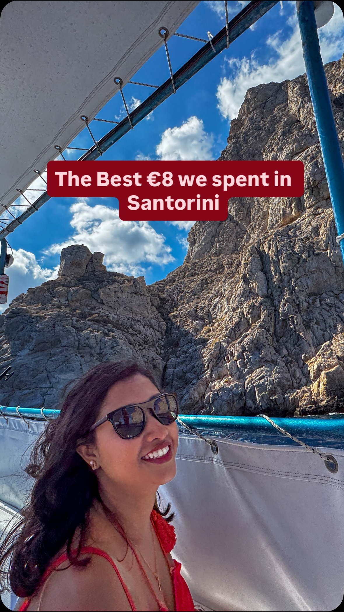 💰 The best €8 I spent in Santorini!⏳ 15 mins ride, every 30-40 mins, 10 am - 5 pmThe Perissa → Kamari boat trip is a lovely way to experience Santorini’s dramatic coastline.Save this for your Santorini itinerary, and send it to your future Greece travel buddy. 💙📍 Perissa & Kamari, Santorini#mytravellingstilettos#santorinitheone @visitgreecegr @santorini @santorini.explore @officialsantorinigreece #visitgreece #santorini💙