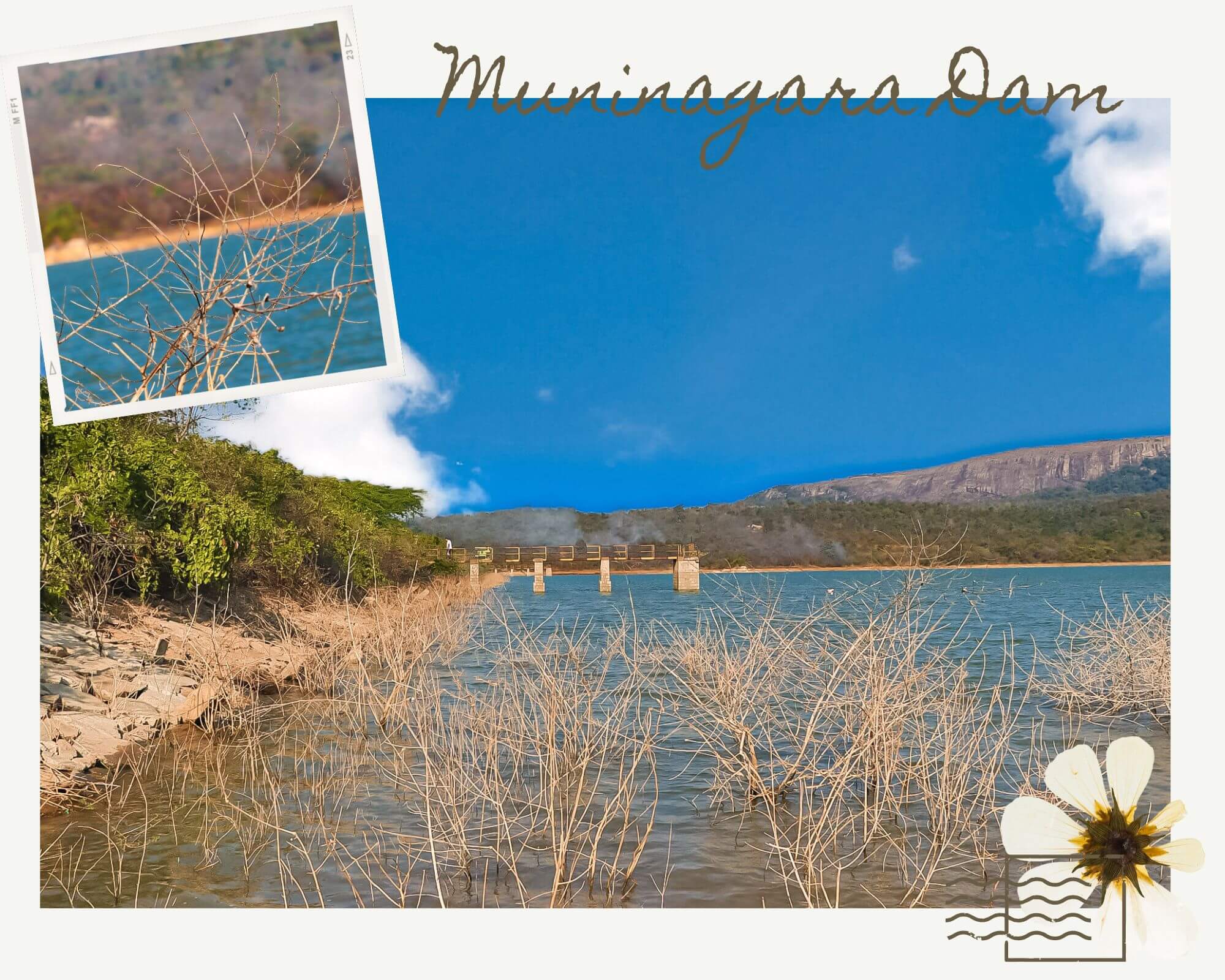 muninagara dam day trip from bangalore within 50 kms