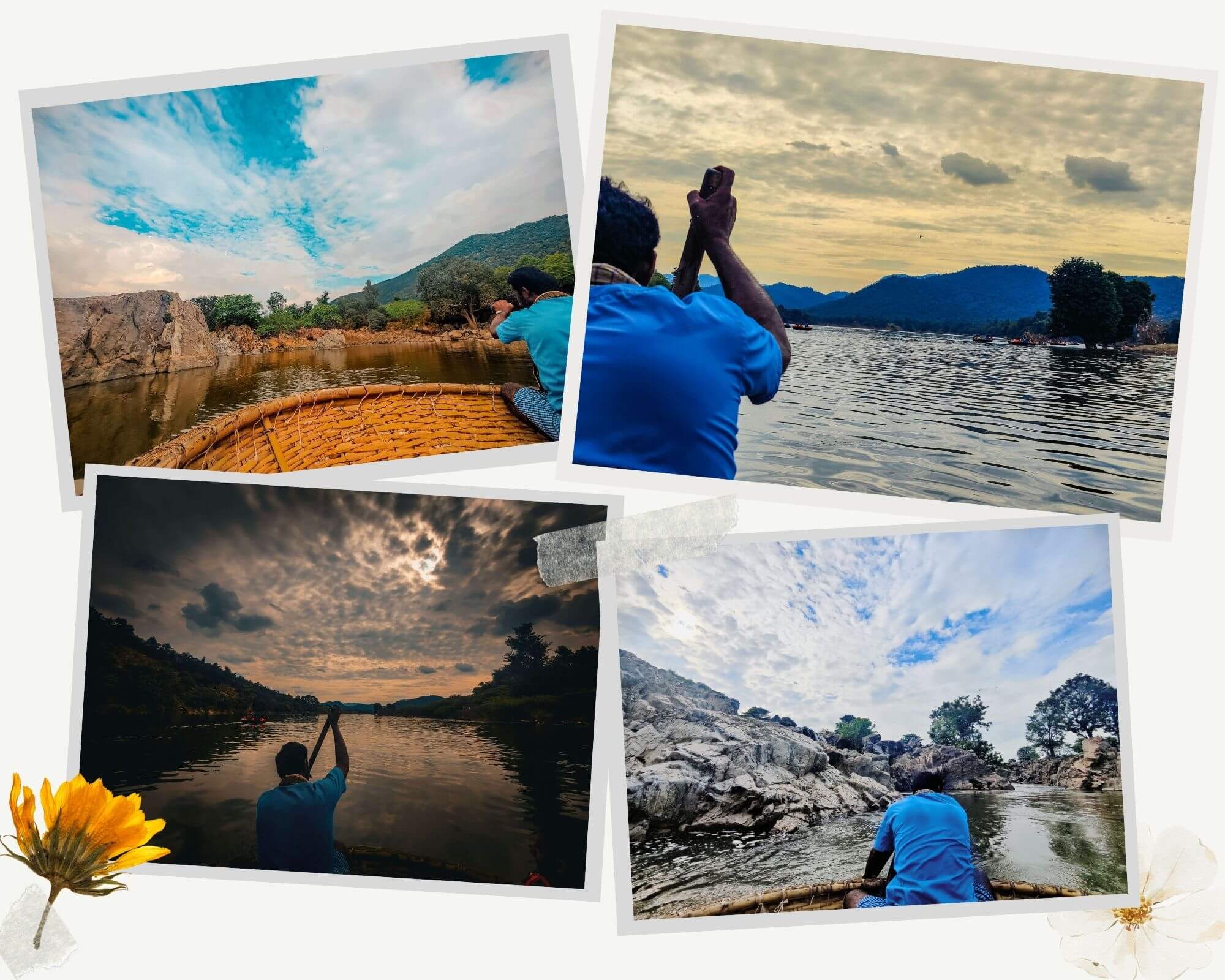hogenakkal_daytrip_bengaluru, coracle ride