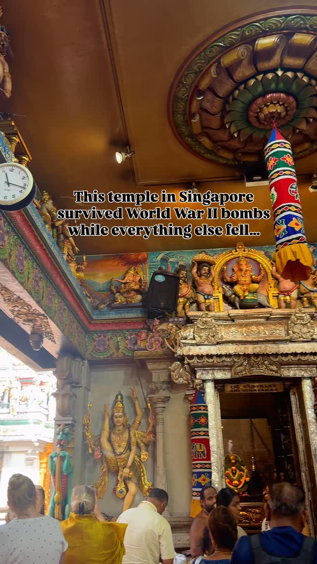 📍Sri Veeramakaliamman TempleIn the 18th century, Bengali immigrant labourers built this temple for Tamilians to worship Maa Kali & her different forms along with other Hindu Gods. Interesting, right?What is more interesting is that, during World War 2, many Singaporeans took refuge inside the temple. Miraculously, the temple and everyone who was inside remained unscathed from the heavy Japanese bombings while the rest of Singapore took a bad hit.⌛Every day, at 10 am, Shivabhishekam is performed. It is a sacred ritual of pouring offerings of 11 Sacred Items (cow’s milk, honey, sugar, coconut water, curds, vibhuti, etc.) over a Shiva Lingam to invoke the Lord’s blessings.📌 Save it for your next trip✨ Share with your gang!Follow @mytravellingstilettos for more travel recommendations.#mytravellingstilettos@visit_singapore @visit_singaporein @stb_sg#visitsingpore #fyp #littleindia[ Short trip , south east asia vacation, holidays, international trip from India, island vacation, budget itinerary, couple holiday, summer vacation]
