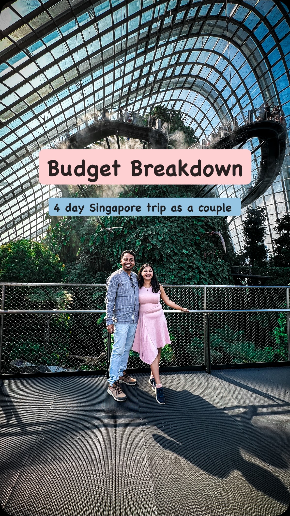 💸 Is Singapore REALLY the most expensive city? Not if you plan it right!⚠️ I believe the budget of a trip depends on your preferences, choices & affordability. Also, the INR-to-SGD conversion rates fluctuate throughout the year. The war has a significant impact on flight & transport prices since we visited in Apr, 2026. So, take the budget breakdown as a good reference to start with.💬 Drop your questions about planning a Singapore trip from India below! 👇📌 Save it for your next trip✨ Share with your gang!Follow @mytravellingstilettos for more travel recommendations.#mytravellingstilettos@visit_singapore @visit_singaporein#visitsingpore #singaporeitinerary[ Short trip , south east asia vacation, holidays, international trip from India, island vacation, budget itinerary, couple holiday, summer vacation, budget travel, how to save money, singapore on budget, mid budget travel]