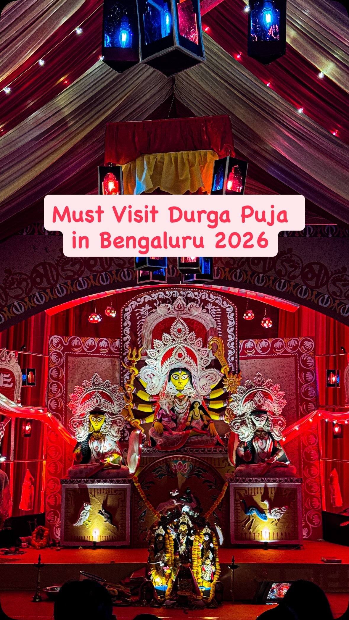 Follow @mytravellingstilettos 👠 for more such recommendationsOne of the most beautiful Maa Durga idol and puja pandals in Bengaluru 2026📝 BARSHA 📍 BARSHA Durga Puja Ground, South Avenue Grounds, 1/7, NICE Toll Gate, Behind Electronic City Metro Station, Entry from NICE Road Toll Junction, Konappana Agrahara, Electronic City👍 Beautiful theme, pandal nicely done, pratima is also beautiful. Loved it.🅿️ Huge parking space. Fee: 100🗓️ Visited on 17th Oct, 11:30 pm🚫 Things I don’t like: • Huge ground, but zero water/rain management.  Continuous rain made it completely muddy and slippery. Parking to the pandal walk has become an obstacle course. I feel it could have managed better with stonechips, sand, etc.• Huge parking space. But you can spot parking assistance only for collecting money. No one was available to guide where to park. We visited around midnight, so it wasn’t big issue. But, it will definitely going to create chaos during peak hours.🗓️ 17th Oct 10 am to 21st Oct 10 am 🎫 No entry fee or pass required!💯 Overall, definitely worth the visit. Very beautiful.⚠️ In case you are interested, a list of 70+ Durga Puja pandals in Bangalore is in the bio!#mytravellingstilettos#durgapujainbangalore [durga puja in Bengaluru, Bangalore Durga puja pandal hopping, Bengalis in Bangalore, best Durga Puja in Bengaluru]