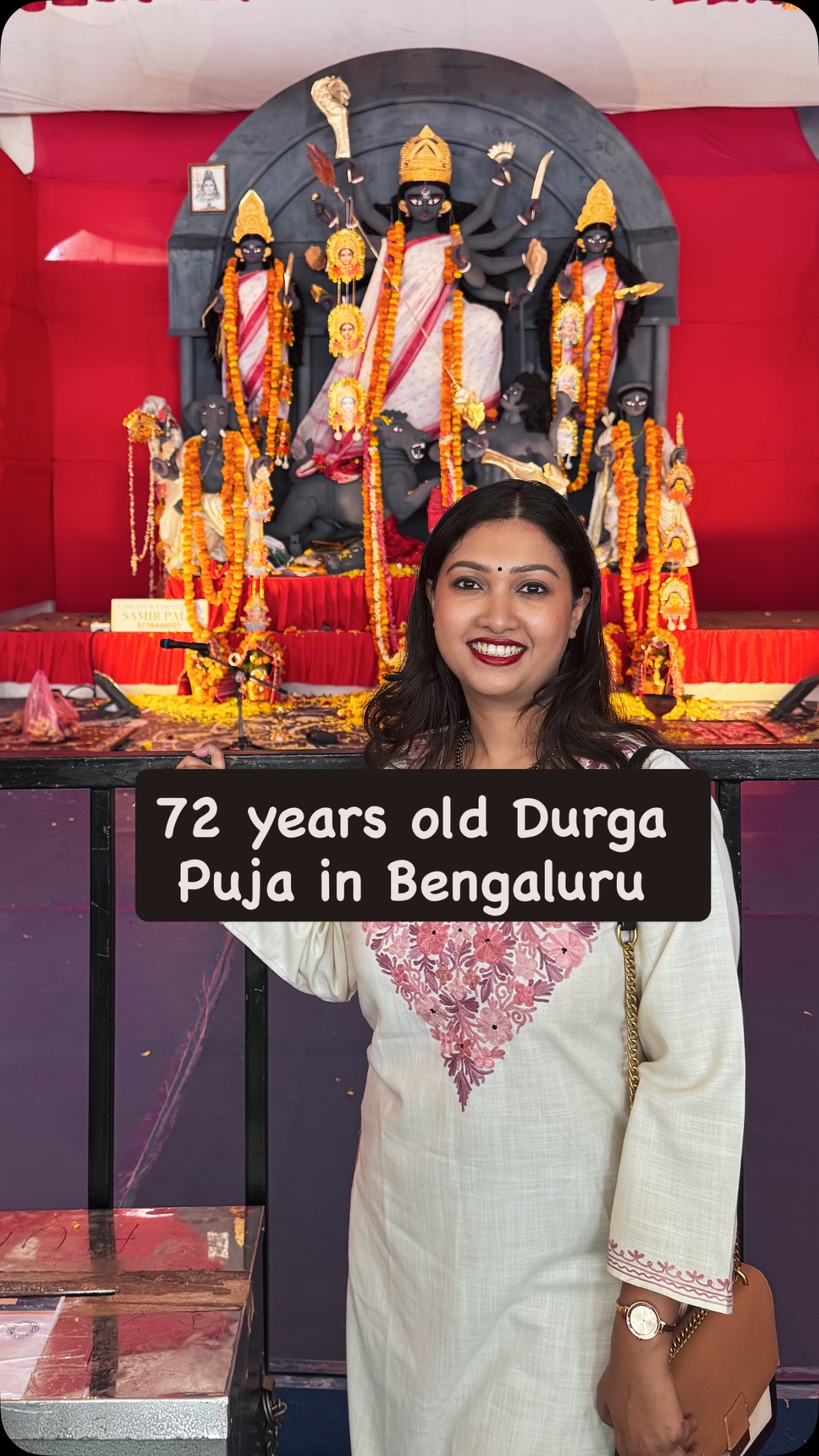 Follow @mytravellingstilettos 👠 for more such recommendations🗓️ The second oldest Durga Puja in Bengaluru📝 Jayamahal Sarbajanin Durga Puja 📍 Jayamahal Ladies Club Ground, Adjacent to Jayamahal Park, Bangalore🅿️ No dedicated parking spot. It’s difficult to find parking nearby🗓️ Visited on 17th Oct, 11:30 pm💯 Overall, definitely worth the visit. Maa Durga’s idol is very beautiful. Food prices are very reasonable by Bangalore standards⚠️ In case you are interested, a list of 70+ Durga Puja pandals in Bangalore is in the bio!#mytravellingstilettos#durgapujainbangalore [durga puja in Bengaluru, Bangalore Durga puja pandal hopping, Bengalis in Bangalore, best Durga Puja in Bengaluru]