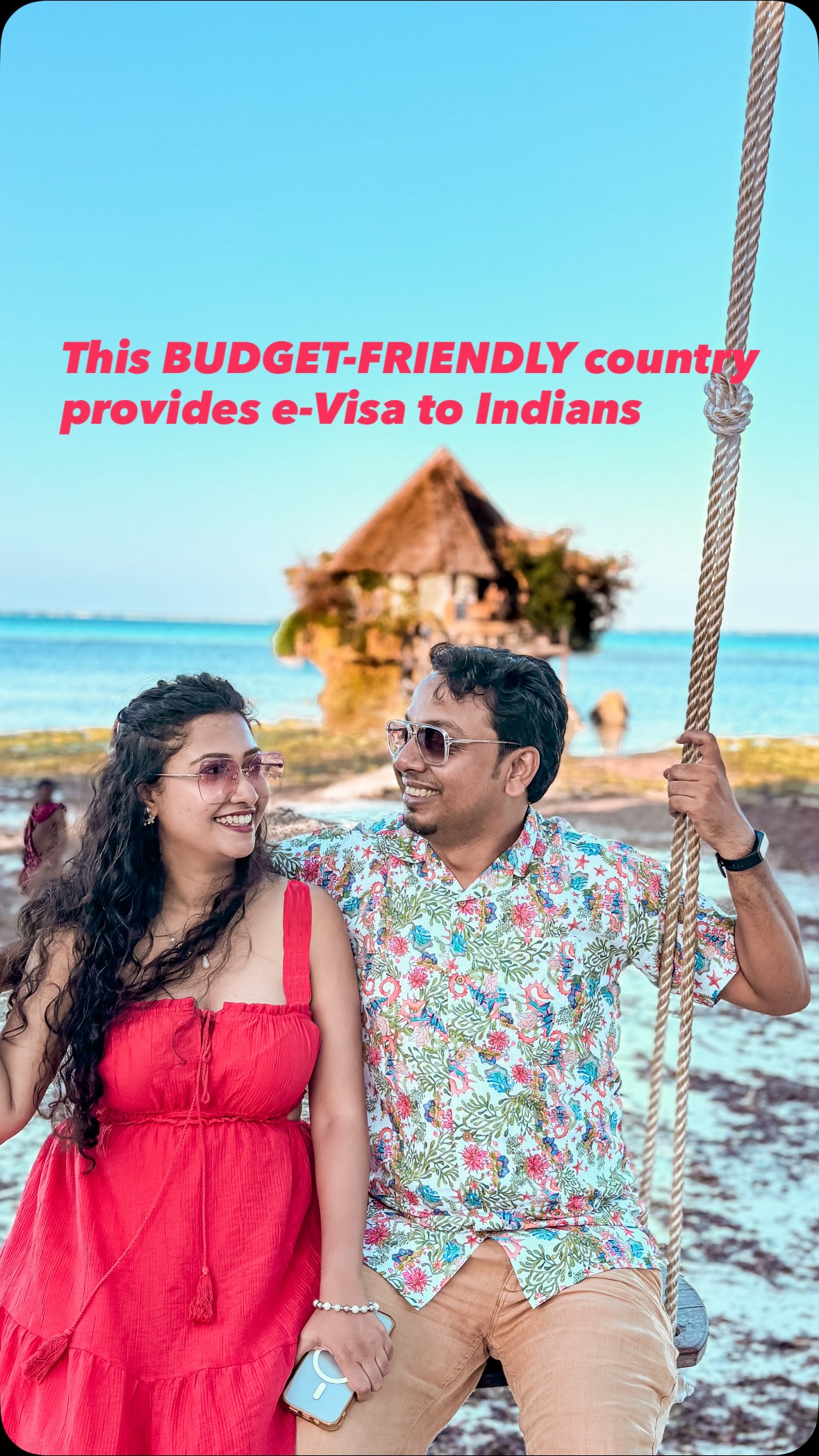 Travel to this BUDGET-FRIENDLY country with a easy and simple E-Visa for INDIANS✈️ Just a 6-hour direct flight from India + ⛴️ 1.5 hours ferryWelcome to Zanzibar, Tanzania!So, when are you visiting?#mytravellingstilettos #visitzanzibar #greenerzanzibar #visittanzania #tanzaniaunforgettable