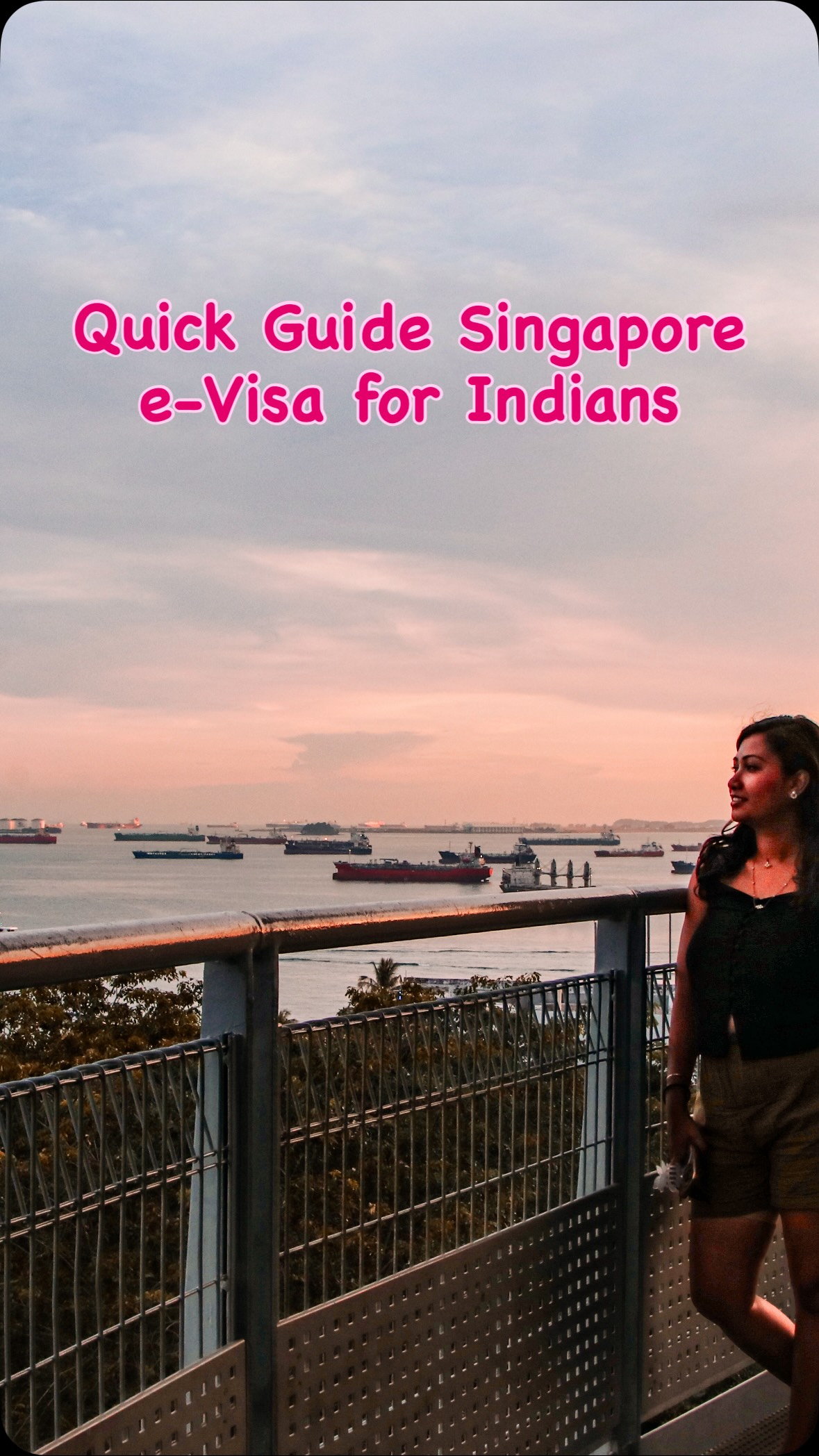 🛂 Singapore offers an e-visa for Indians.🚫 But you can only apply it via✓ Local Contacts in Singapore ✓ Embassy and Consulate Generals ✓ Singapore govt-approved visa agents⚠️ As of Jun 2026, VFS, MakeMyTrip, Thomas Cook, Akbar Travels, Atlys are not authorised agent Sg visa.📌 Our agent: United Visa Services, MG Road, Bengaluru✓ Get an updated list of agents from the SG MFA website before applying💰Visa Fee: 30 SGD or ~ 2200 INR💲 Agent Fee: 500 - 2000 INR pp📝 Documents:➡️ Passport with 6 months’ validity➡️ 14A application form (basic information like name, passport details, present & permanent address, etc)➡️ 2 copies of photos➡️ A cover letter mentioning passport number, date of travel, brief itinerary➡️ 3 months payslip➡️ 3-month bank statement➡️ If the address on the passport and the current address are different, a rental agreement/gas bill/driving licence can be shown as current address proof.❌ Hotel or flight booking is not required🗓️ 3 - 5 days✓ Apply 2-3 weeks in advance to be on the safe side📝 Visa validity - 3 months to 2 yrs multi-entry📝 Max stay at one go - 30 days✅Visa Exemption/Visa Free Transit Facilities (VFTF)US, UK, Australian, or Schengen visa holders can get a 96-hour free transit visa only if source & destination country are different❌ Common Visa Rejection Reason - old photos, inaccurate cover letterFollow @mytravellingstilettos for more travel hacks@visit_singapore @visit_singaporein#visitsingapore #travelhack #travelrecommendations