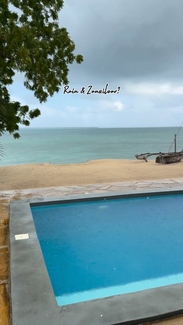 Love how beautiful Zanzibar looks in the rain#mytravellingstilettos #tanzaniaunforgettable #visitzanzibar #rainydayvibes