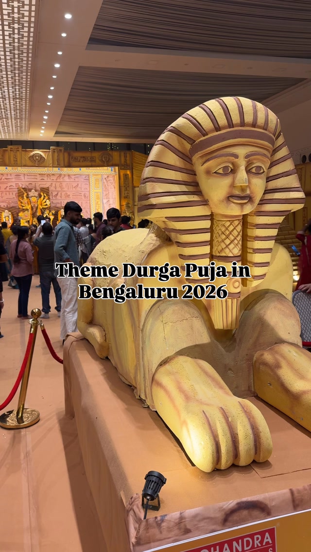 Follow @mytravellingstilettos 👠 for more such recommendationsOne of the top Durga Puja in Bangalore 2026📝 Theme pujo in Bengaluru➡️ Oikotan Hebbal Cultural Society 📍 EBISU Convention Center, Hegde Nagar Main Road, Jakkur Post, Chokkanahalli, Hegde Nagar Rd, opposite Regal Hospital, Balaji Layout, Chokkanahalli, Bengaluru🅿️ Huge and well managed parking spot - 60 rs🗓️ Visited on 18th Oct evening💯 Overall, definitely worth the visit.🌯🛍️ Bengali food stalls, pop up shops available🧑‍🎤 Huge concert hall⚠️ In case you are interested, a list of 70+ Durga Puja pandals in Bangalore is in the bio!#mytravellingstilettos#durgapujainbangalore [durga puja in Bengaluru, Bangalore Durga puja pandal hopping, Bengalis in Bangalore, best Durga Puja in Bengaluru, theme pujo Bangalore]