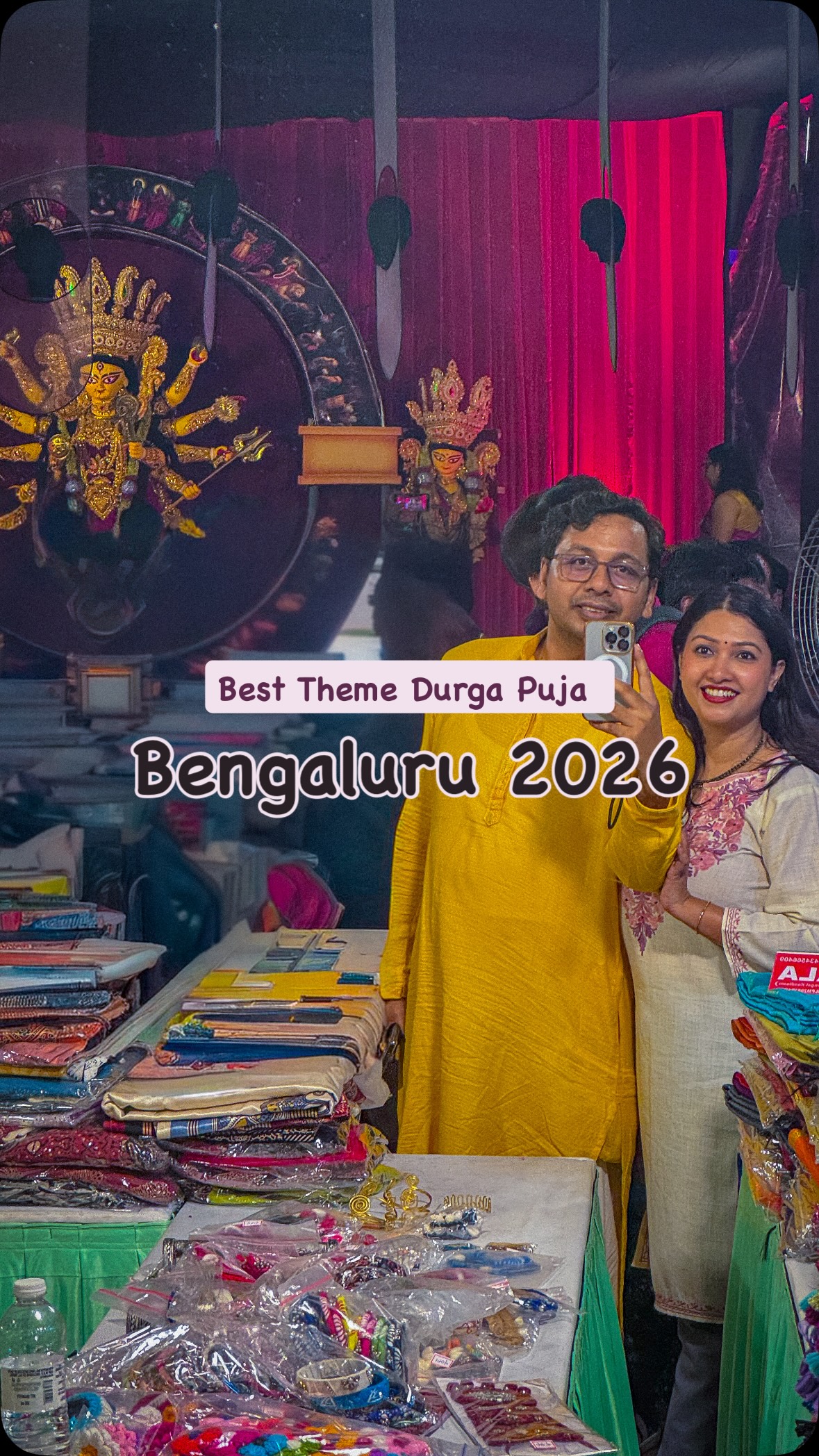Follow @mytravellingstilettos 👠 for more such recommendations🗓️ Biggest theme pujo in Bangalore 2026📝Theme: Chakravyuha (চক্রব্যূহ)➡️ R T Nagar Sarbajanin Durga Puja Samiti 📍 Palace Ground, Princess Green, Gate 9, Bellary Road, Bengaluru🅿️ Huge and well managed parking spot - FREE🗓️ Visited on 18th Oct evening✍️ Feedback: ✓ The pandal has enough space ✓Well crowd management 👎 The place in front of Durga maa is tiny. While people can take their own time enjoying the theme, there is no way people can spend more than 2 mins in front of Maa Durga. There is enough shops in the entire venue. Putting up shops just opposite the idol in such a tiny place wasn’t needed💯 Overall, definitely worth the visit.🌯🛍️ Bengali food stalls, pop up shops available⚠️ In case you are interested, a list of 70+ Durga Puja pandals in Bangalore is in the bio!#mytravellingstilettos#durgapujainbangalore [durga puja in Bengaluru, Bangalore Durga puja pandal hopping, Bengalis in Bangalore, best Durga Puja in Bengaluru]